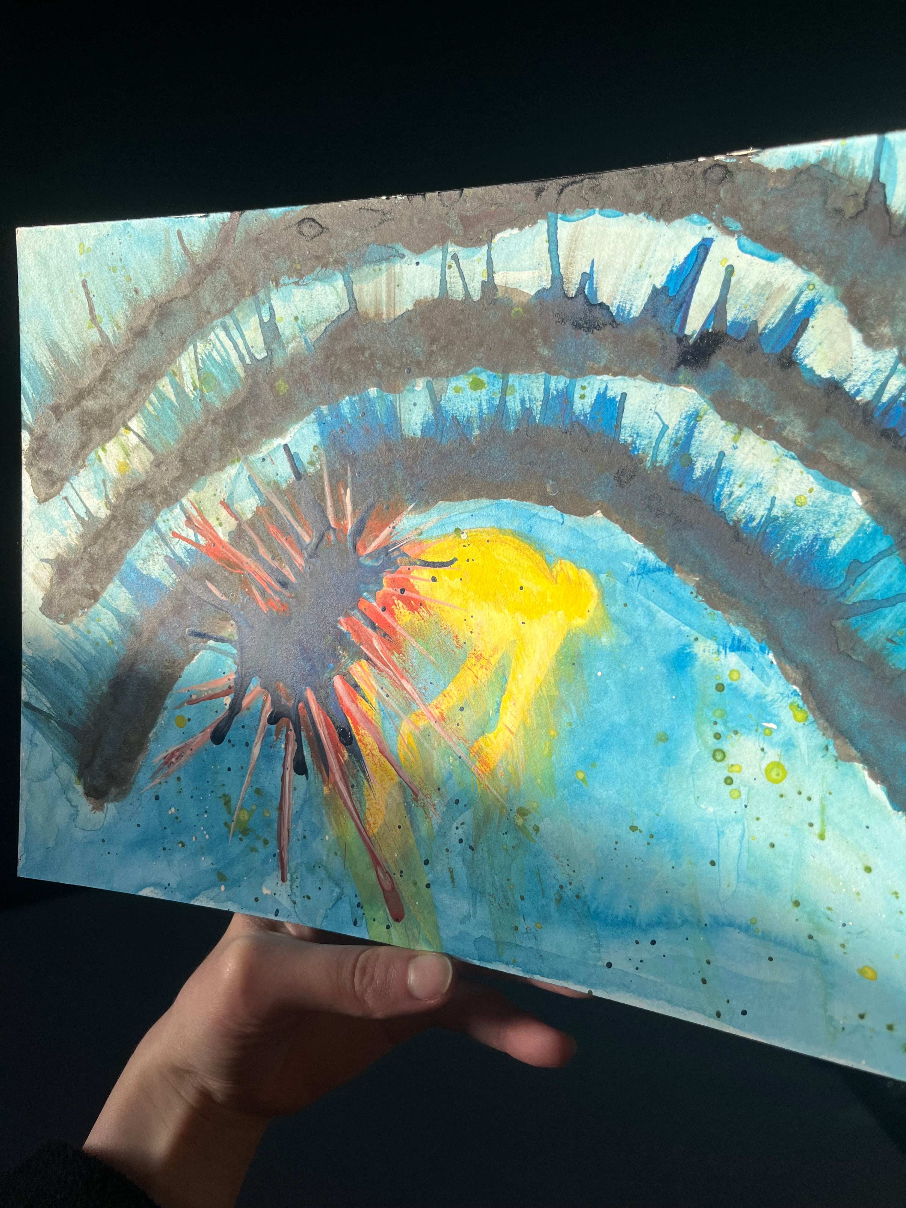 Original Spiritual Watercolour – Ascension & Healing