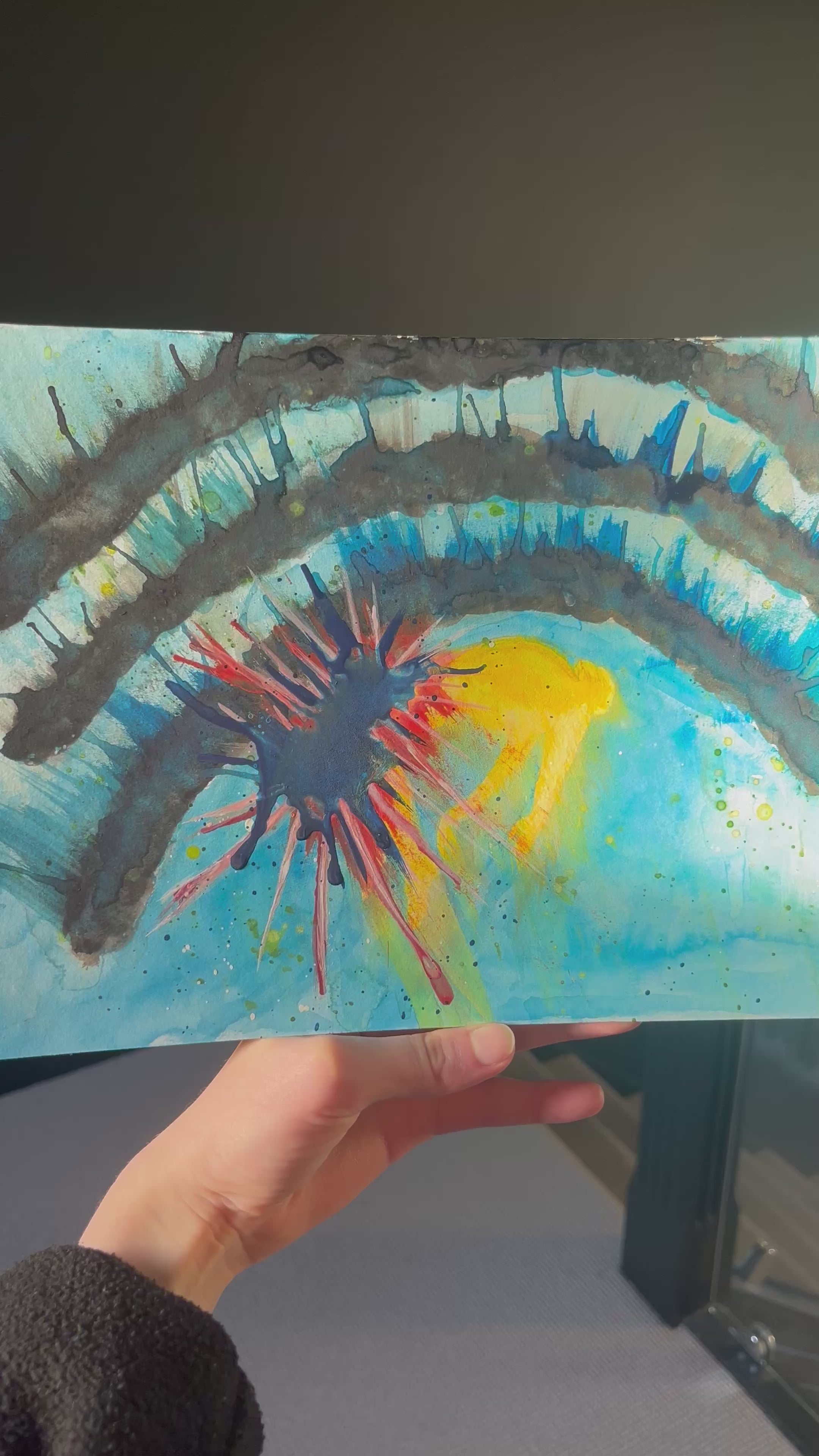 Original Spiritual Watercolour – Ascension & Healing